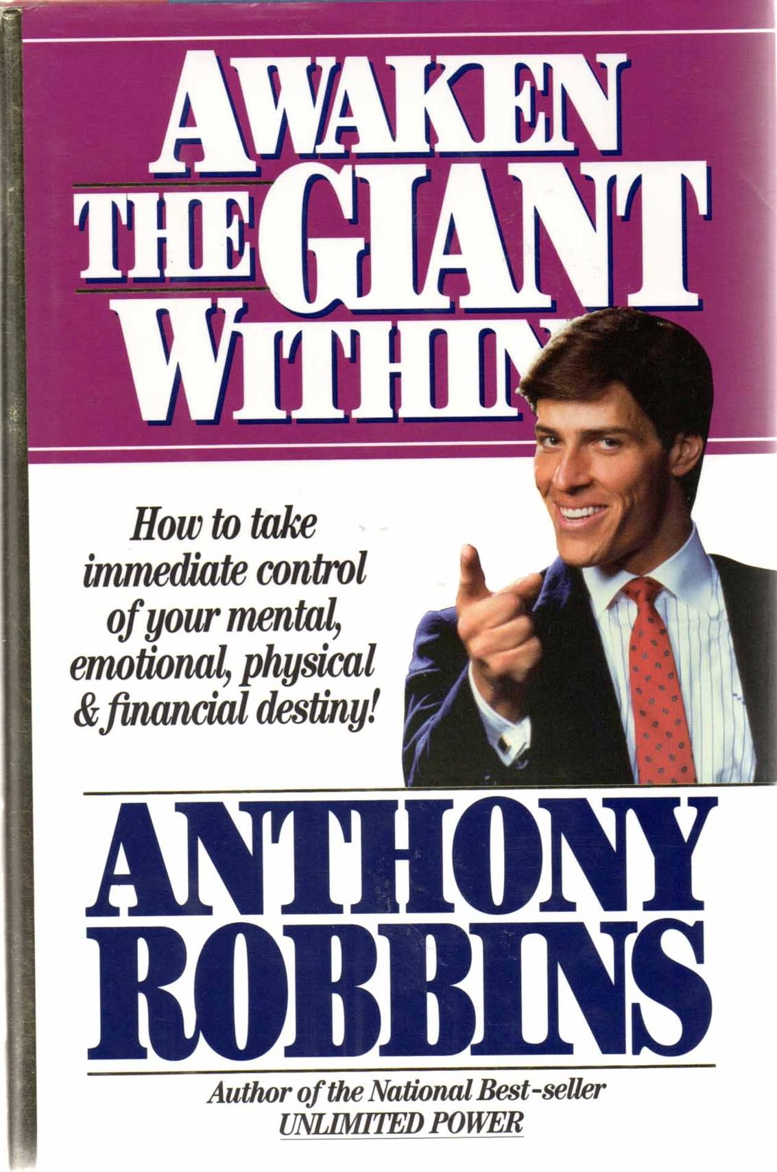 Awaken The Giant Within Book by Tony Robbins